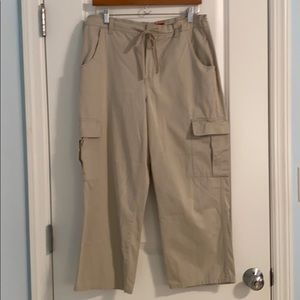 Khaki Capri Pants